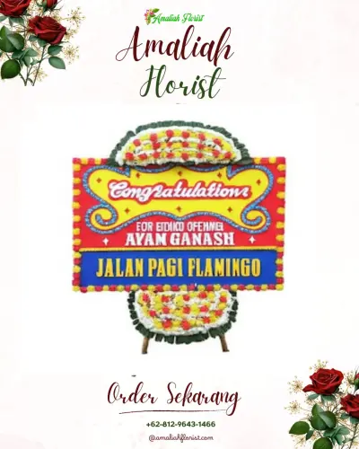 Bunga Papan Congratulation di Sokatengah